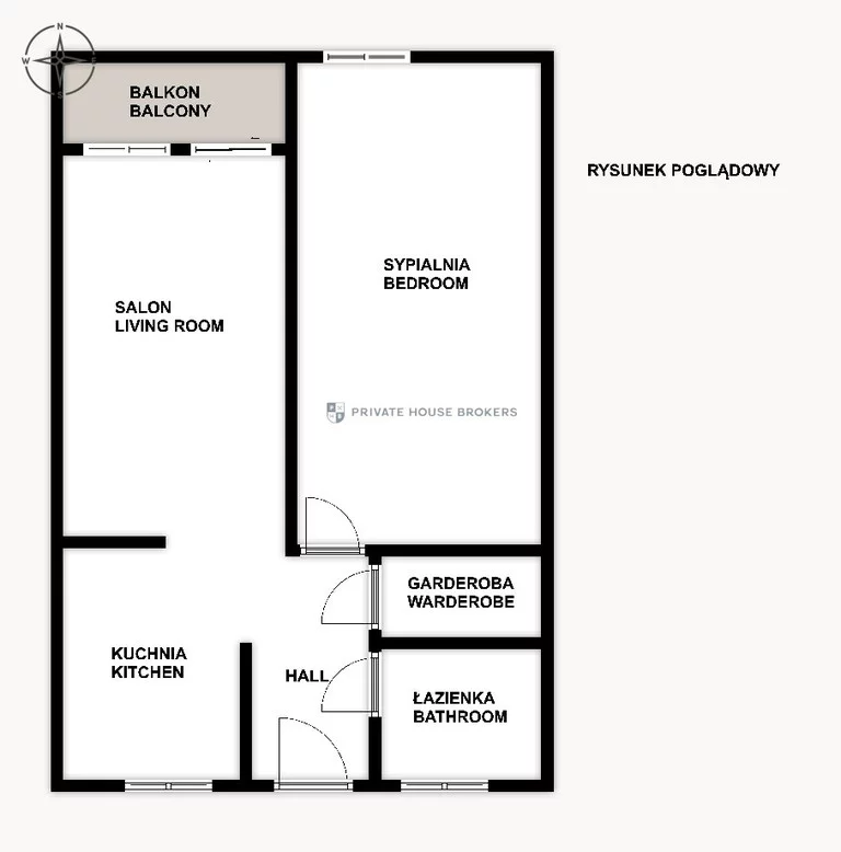 2 pokoje, mieszkanie 51,01 m², piętro 3, oferta nr , 21878/2089/OMS, Kraków, Krowodrza, Pielęgniarek
