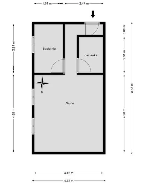 2 pokoje, mieszkanie 35,00 m², parter, oferta nr , 25369/2089/OMS, Katowice, Szopienice-Burowiec, Szopienice, Przelotowa