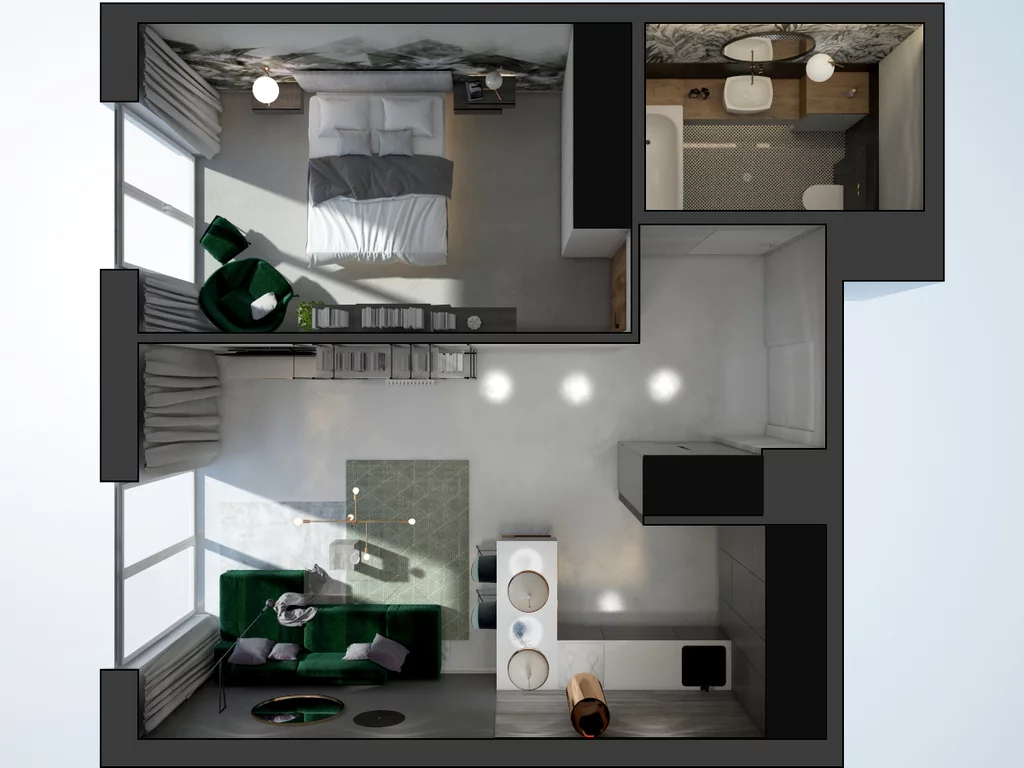 2 pokoje, mieszkanie 44,08 m², piętro 3, oferta nr , 25275/2089/OMS, Kraków, Bronowice, Samuela Bogumiła Lindego