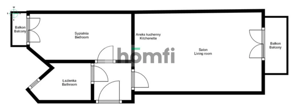 2 pokoje, mieszkanie 46,69 m², piętro 2, oferta nr , 24482/2089/OMS, Kraków, Stare Miasto, Kazimierz, Skałeczna