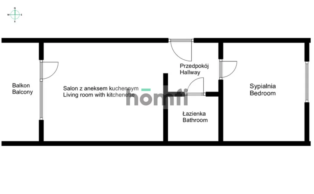 2 pokoje, apartament 46,70 m², piętro 6, oferta nr , 25020/2089/OMS, Kraków, Walerego Sławka