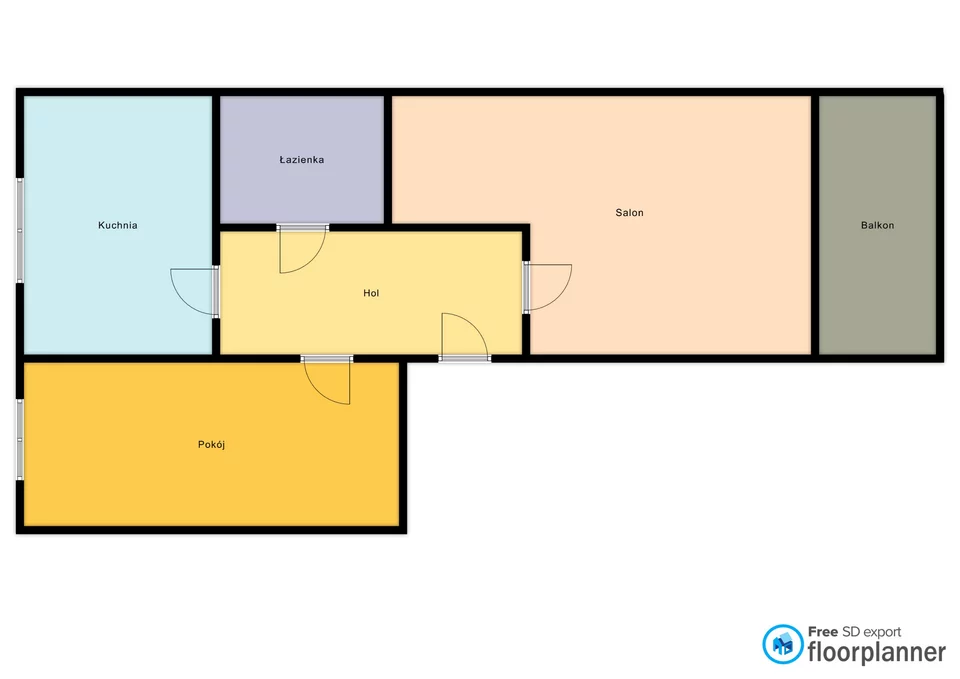 2 pokoje, mieszkanie 52,97 m², piętro 4, oferta nr , 24157/2089/OMS, Łęczna, Wiklinowa