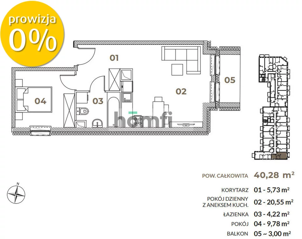 Apartamenty 24976/2089/OMS Łódź Wodna