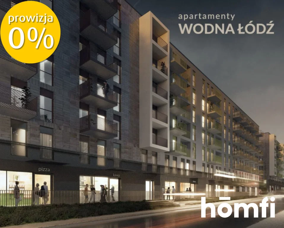 2 pokoje, mieszkanie 41,11 m², piętro 1, oferta nr , 25191/2089/OMS, Łódź, Wodna