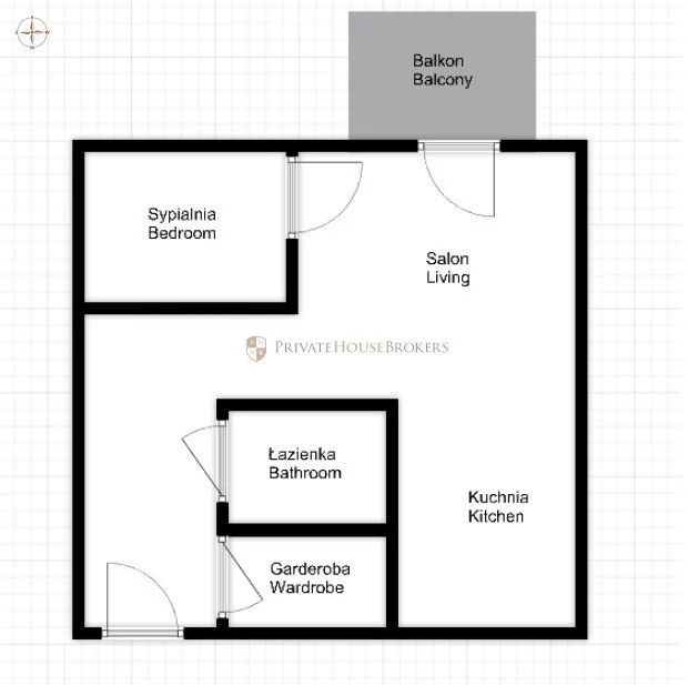 2 pokoje, mieszkanie 45,02 m², piętro 3, oferta nr , 25132/2089/OMS, Kraków, Podgórze, Zabłocie