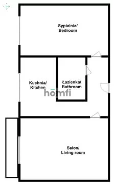 2 pokoje, mieszkanie 40,00 m², piętro 1, oferta nr , 25366/2089/OMS, Bytom, Szombierki, Szombierki, Zabrzańska