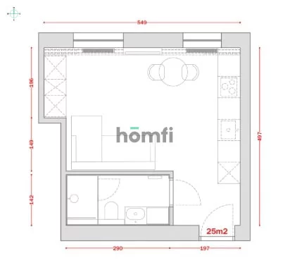 2 pokoje, mieszkanie 61,86 m², parter, oferta nr , 25088/2089/OMS, Poznań, Jeżyce, Jeżyce, Żurawia