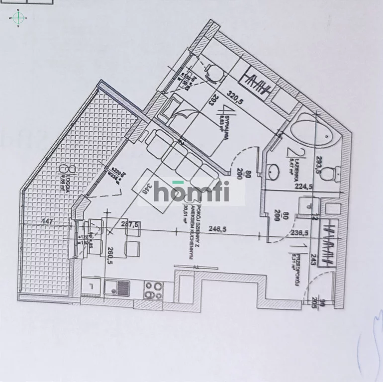 2 pokoje, mieszkanie 44,70 m², piętro 9, oferta nr , 52655/2089/OMW, Radom, Andrzeja Struga