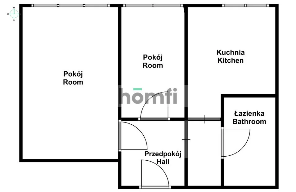 2 pokoje, mieszkanie 37,30 m², piętro 3, oferta nr , 52484/2089/OMW, Brzeg Dolny