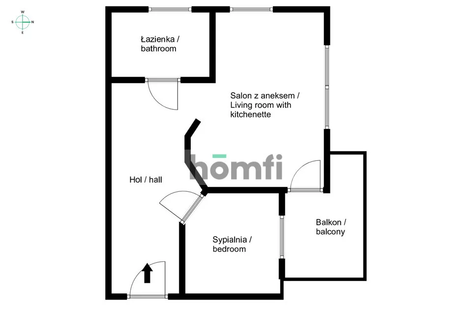 2 pokoje, mieszkanie 45,00 m², parter, oferta nr , 52704/2089/OMW, Rumia, Ceynowy
