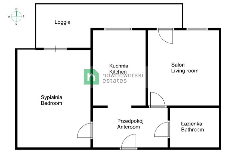 2 pokoje, mieszkanie 55,00 m², piętro 2, oferta nr , 53083/2089/OMW, Kraków, Dębniki, Chmieleniec