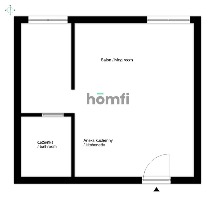 2 pokoje, mieszkanie 25,34 m², parter, oferta nr , 52792/2089/OMW, Wrocław, Stare Miasto, Dobra