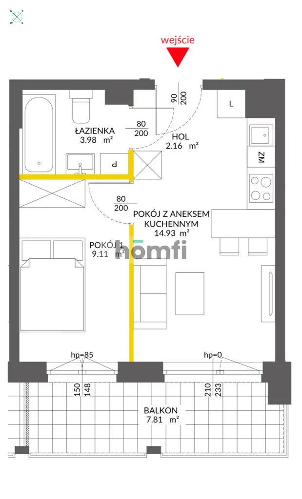 2 pokoje, mieszkanie 31,00 m², piętro 1, oferta nr , 51132/2089/OMW, Warszawa, Ursus, Ursus, Edwarda Habicha