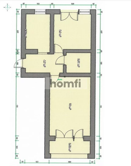 2 pokoje, mieszkanie 42,40 m², piętro 1, oferta nr , 52832/2089/OMW, Kraków, Bieżanów-Prokocim, Erazma Jerzmanowskiego