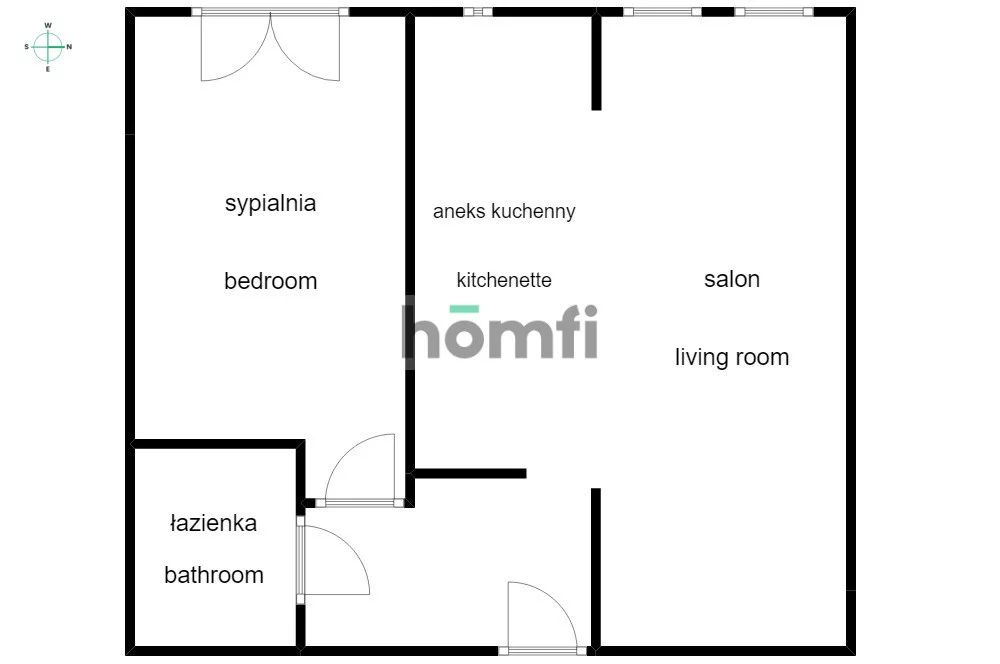 2 pokoje, mieszkanie 50,40 m², piętro 2, oferta nr , 53088/2089/OMW, Kraków, Bronowice, Józefa Chełmońskiego
