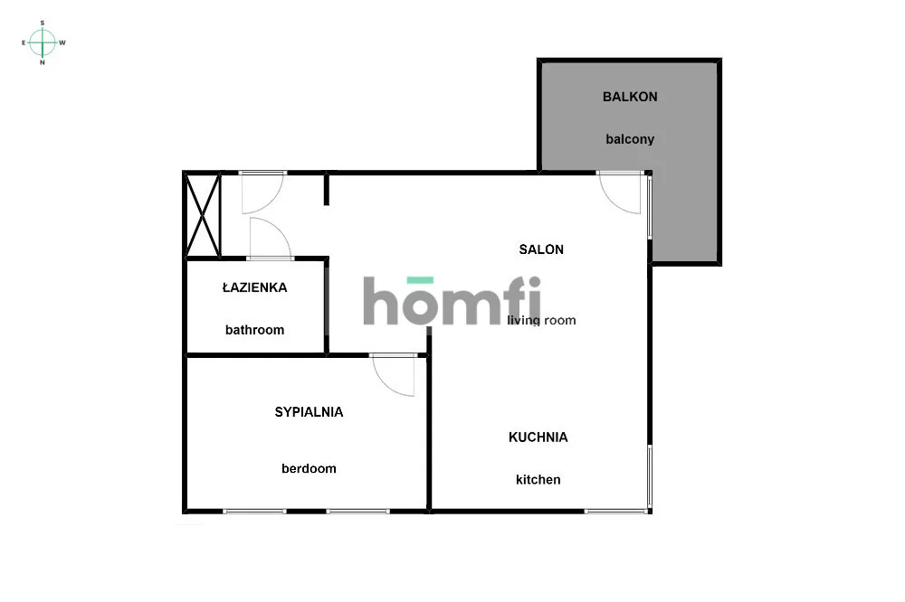 2 pokoje, mieszkanie 51,74 m², piętro 4, oferta nr , 52265/2089/OMW, Kraków, Bronowice, Juliusza Lea