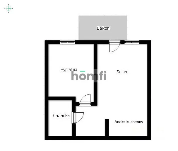 2 pokoje, mieszkanie 45,00 m², piętro 2, oferta nr , 53007/2089/OMW, Kraków, Krowodrza, Murarska
