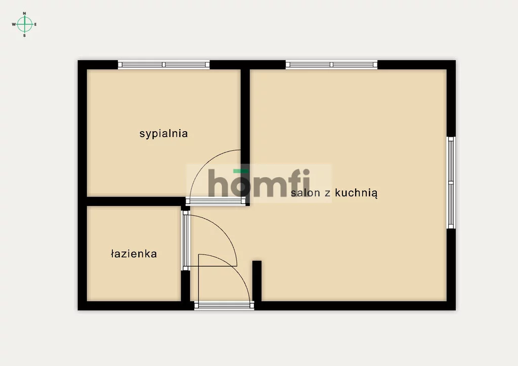 2 pokoje, mieszkanie 38,00 m², piętro 2, oferta nr , 50418/2089/OMW, Łódź, Widzew, Widzew, Nowa
