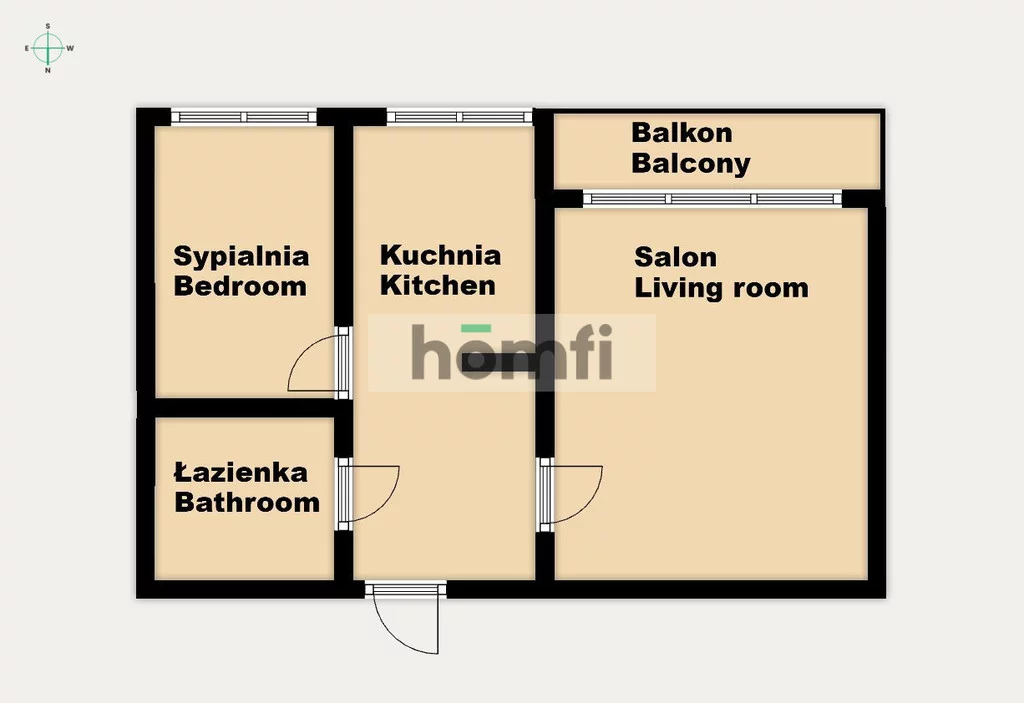 2 pokoje, mieszkanie 32,00 m², piętro 2, oferta nr , 53093/2089/OMW, Kraków, Wzgórza Krzesławickie, Osiedle Na Stoku