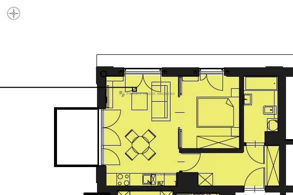 2 pokoje, mieszkanie 41,00 m², piętro 1, oferta nr , 53164/2089/OMW, Kraków, Stare Miasto, Stare Miasto, Rakowicka
