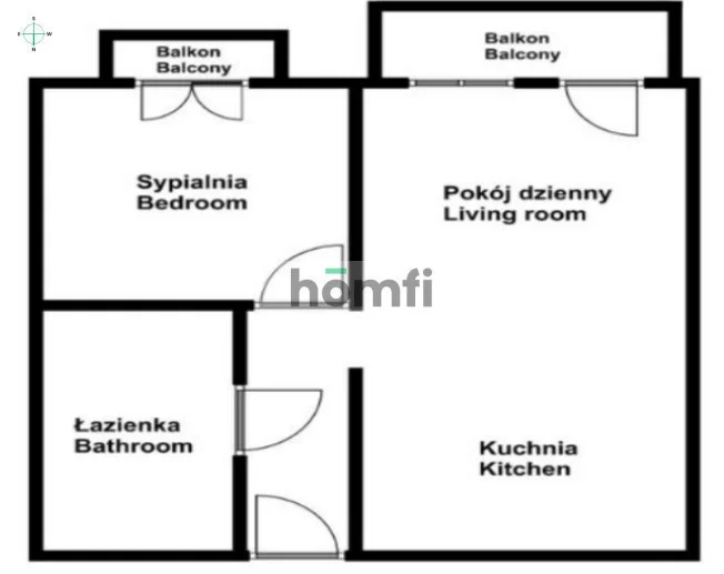 2 pokoje, mieszkanie 42,54 m², piętro 2, oferta nr , 53588/2089/OMW, Kraków, Prądnik Czerwony, Reduta