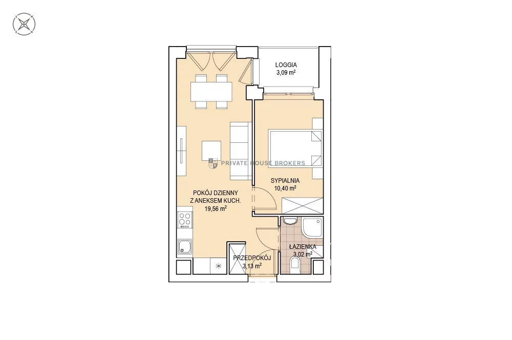 2 pokoje, mieszkanie 36,06 m², piętro 4, oferta nr , 53333/2089/OMW, Kraków, Podgórze, Zabłocie, Stanisława Klimeckiego