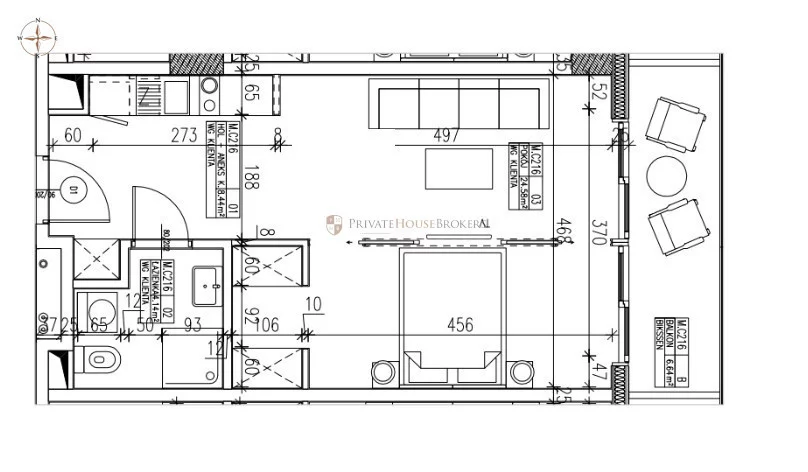 2 pokoje, mieszkanie 37,16 m², piętro 2, oferta nr , 52278/2089/OMW, Kraków, Stare Miasto, Stare Miasto, Stradomska