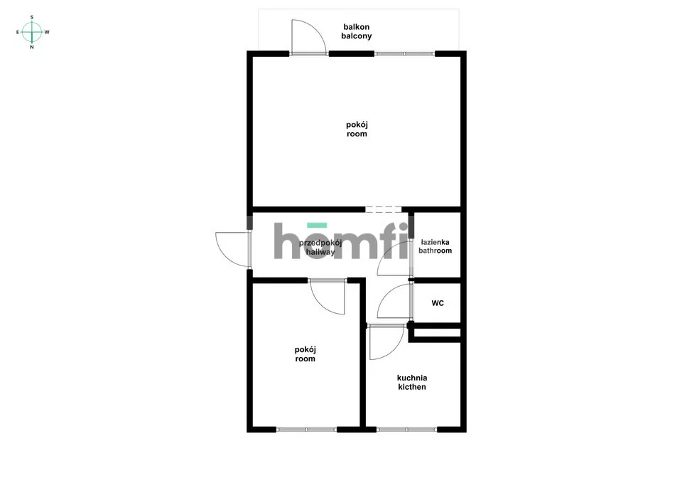 2 pokoje, mieszkanie 47,90 m², piętro 5, oferta nr , 52764/2089/OMW, Wrocław, Sztabowa