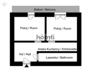 2 pokoje, mieszkanie 36,00 m², piętro 3, oferta nr , 53665/2089/OMW, Kraków, Dębniki, Wacława Lipińskiego