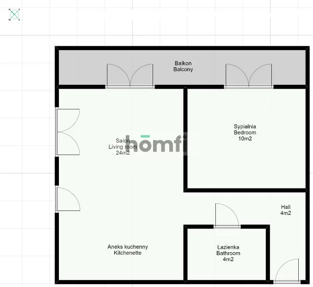 2 pokoje, mieszkanie 42,00 m², piętro 6, oferta nr , 52010/2089/OMW, Wrocław, Biskupin-Sępolno-Dąbie-Bartoszowice, Śródmieście