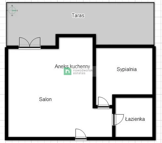 2 pokoje, mieszkanie 50,00 m², parter, oferta nr , 52262/2089/OMW, Wrocław, Gaj