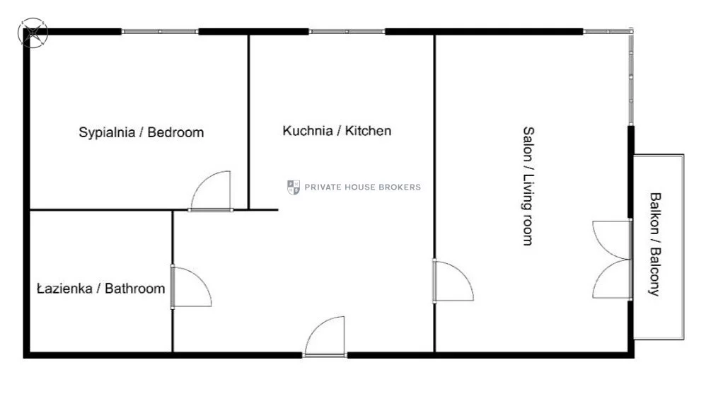 2 pokoje, mieszkanie 51,39 m², piętro 5, oferta nr , 51667/2089/OMW, Kraków, Krowodrza, Wrocławska
