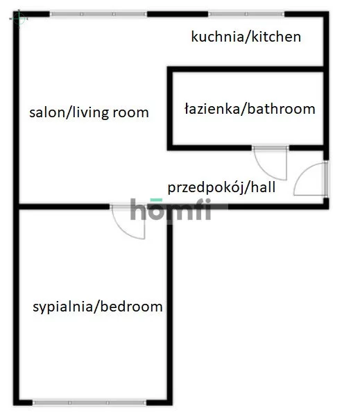 2 pokoje, mieszkanie 42,40 m², piętro 4, oferta nr , 52541/2089/OMW, Gdańsk, Żuławska