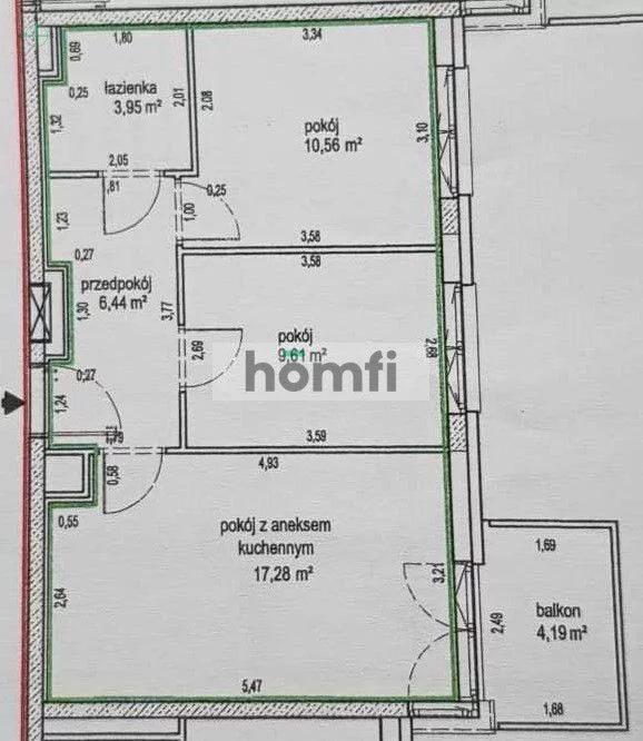 3 pokoje, mieszkanie 49,15 m², piętro 2, oferta nr , 24133/2089/OMS, Kraków, Podgórze Duchackie, Adama Bochenka