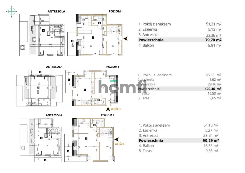 3 pokoje, mieszkanie 79,70 m², piętro 1, oferta nr , 23932/2089/OMS, Wrocław, Ołtaszyn, Brylantowa