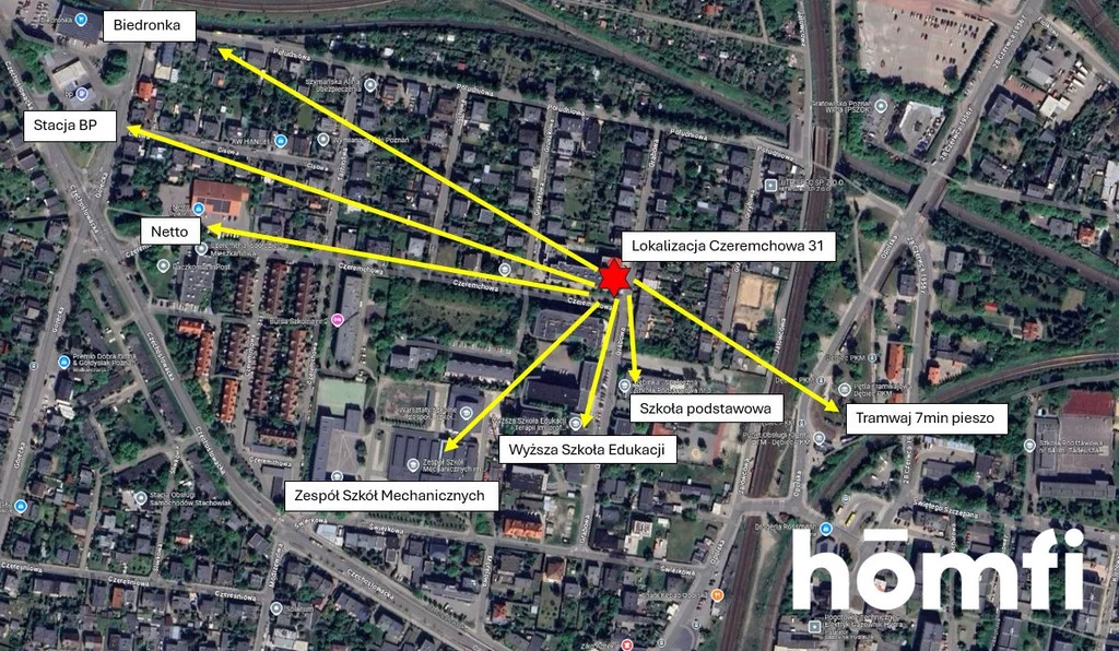 3 pokoje, mieszkanie 66,91 m², piętro 1, oferta nr , 24699/2089/OMS, Poznań, Wilda, Wilda, Czeremchowa