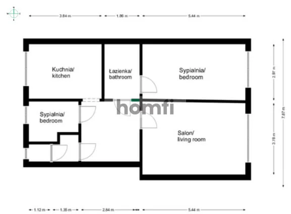 3 pokoje, mieszkanie 79,40 m², parter, oferta nr , 25414/2089/OMS, Bielsko-Biała, Józefa Lompy
