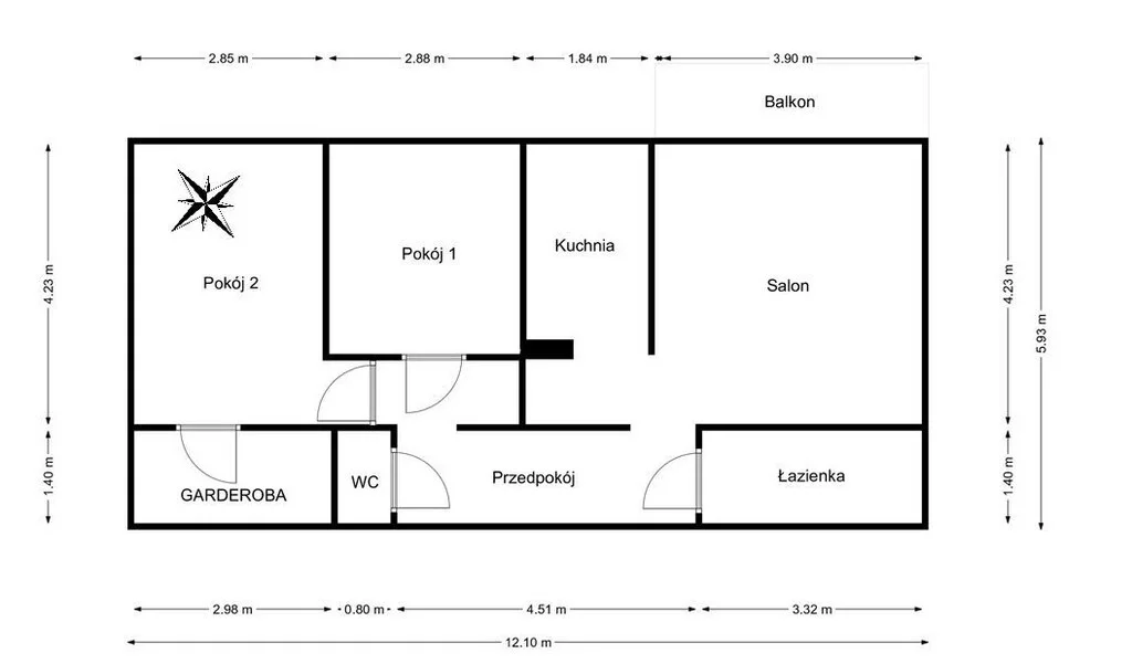 3 pokoje, mieszkanie 64,55 m², piętro 4, oferta nr , 24360/2089/OMS, Katowice, Giszowiec, Giszowiec, Kolista