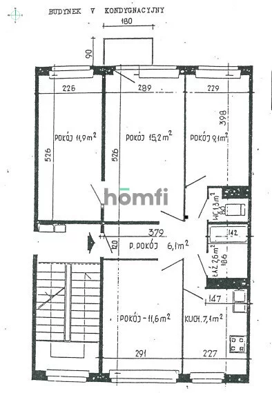 3 pokoje, mieszkanie 64,90 m², piętro 1, oferta nr , 23921/2089/OMS, Poznań, os. Kosmonautów