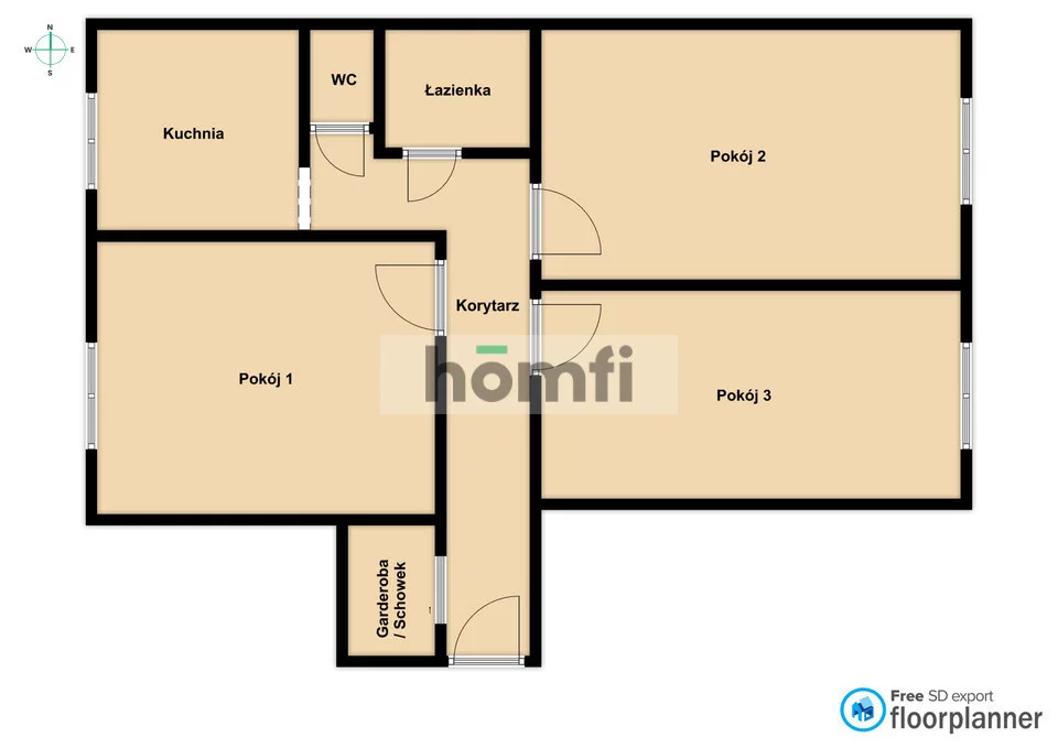 3 pokoje, mieszkanie 66,35 m², piętro 4, oferta nr , 22620/2089/OMS, Lublin, Śródmieście, Śródmieście, Lipowa