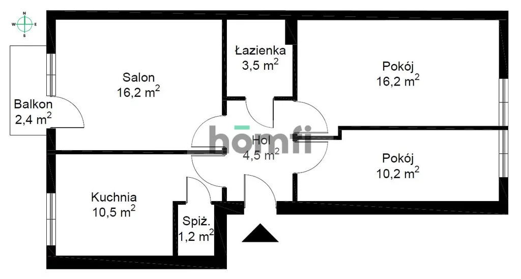 3 pokoje, mieszkanie 61,90 m², piętro 3, oferta nr , 24957/2089/OMS, Lublin, Śródmieście, Śródmieście, Lipowa