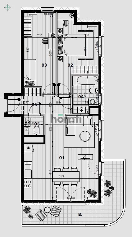 3 pokoje, mieszkanie 72,85 m², piętro 4, oferta nr , 24701/2089/OMS, Poznań, Ławica, Marcelin, Marcelińska