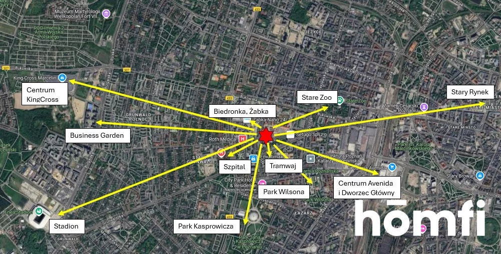 3 pokoje, mieszkanie 72,85 m², piętro 4, oferta nr , 24701/2089/OMS, Poznań, Ławica, Marcelin, Marcelińska