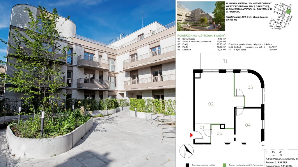 Apartamenty 25065/2089/OMS Poznań Sołacz Michała Drzymały