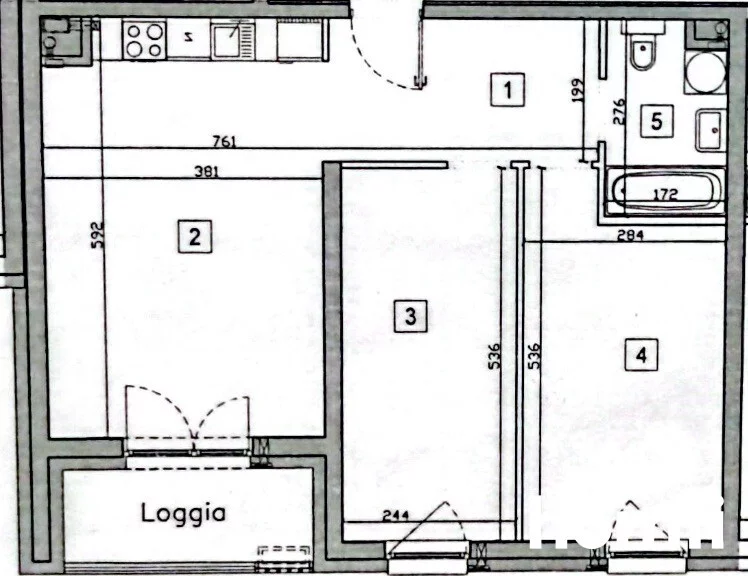 Mieszkanie trzypokojowe 60,97 m², Łódź, Mikołaja Kopernika, Sprzedaż