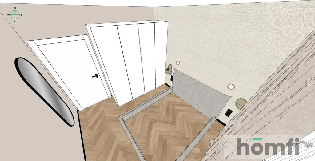 3 pokoje, apartament 57,74 m², piętro 5, oferta nr , 24400/2089/OMS, Łódź, Nowe Sady
