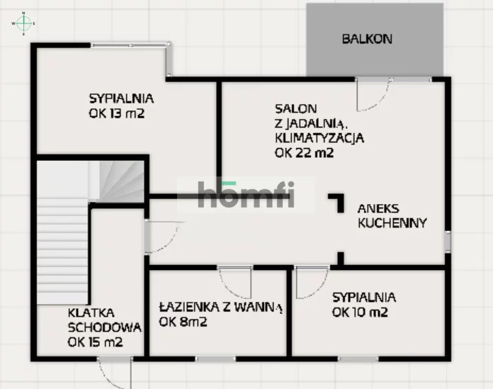 3 pokoje, mieszkanie 79,41 m², piętro 1, oferta nr , 25257/2089/OMS, Głogów Małopolski, Partyzantów