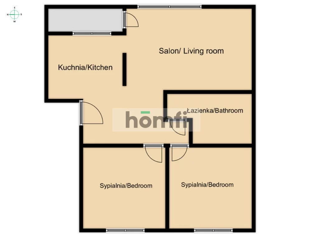 3 pokoje, mieszkanie 65,00 m², piętro 2, oferta nr , 24978/2089/OMS, Rzeszów, Gen. Grota-Roweckiego, Podpromie