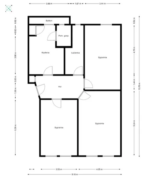 3 pokoje, mieszkanie 103,75 m², piętro 2, oferta nr , 24413/2089/OMS, Bytom, Śródmieście, Centrum, Powstańców Śląskich