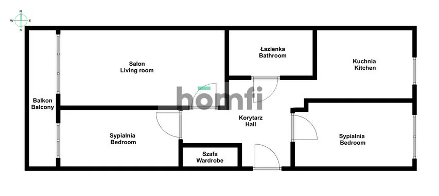 3 pokoje, mieszkanie 47,20 m², piętro 4, oferta nr , 25170/2089/OMS, Poznań, Rataje, Rataje, os. Rzeczypospolitej